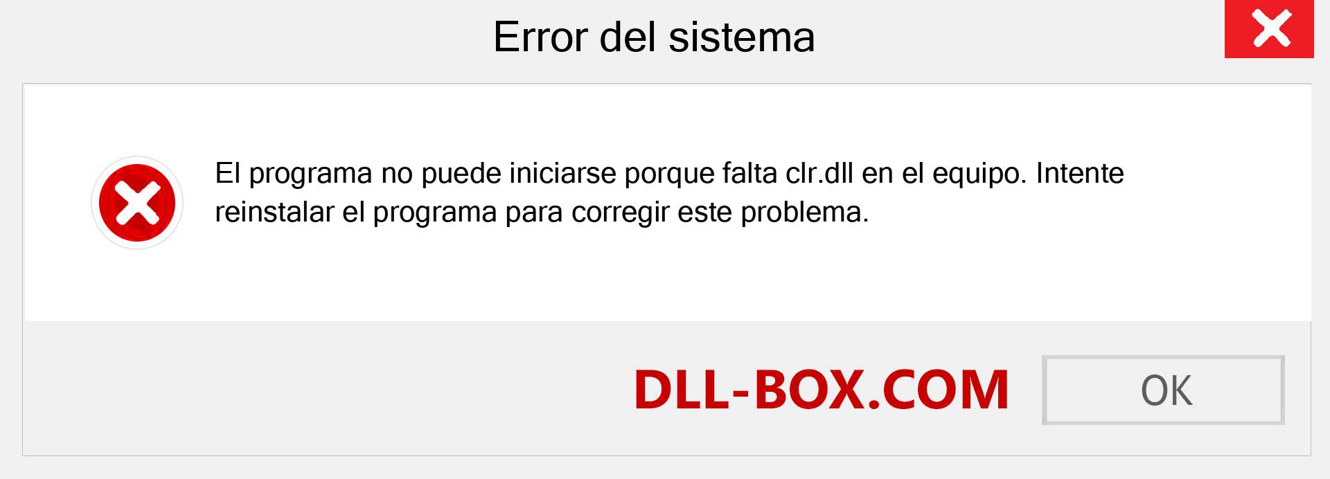 ¿Falta el archivo clr.dll ?. Descargar para Windows 7, 8, 10 - Corregir clr dll Missing Error en Windows, fotos, imágenes